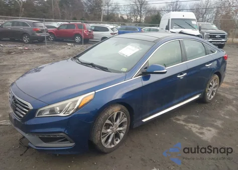 2015 Hyundai Sonata Limited 2.0T из США, поврежденный, VIN 5NPE34AB9FH177453